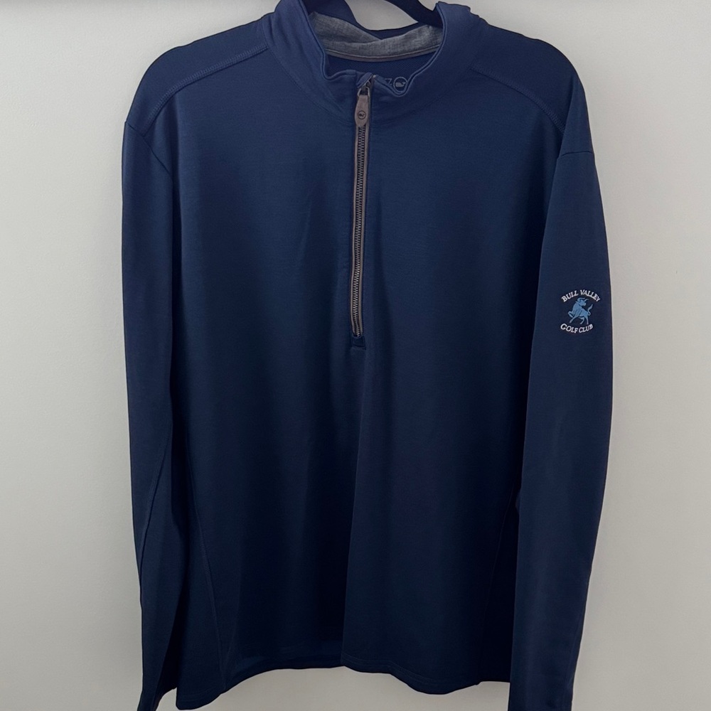 Vineyard Vines Jim Nantz Navy Pullover